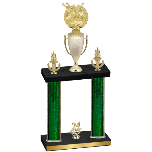 Double Green Glacier Year Bowling Trophy