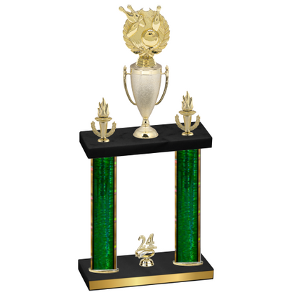 Double Green Glacier Year Bowling Trophy