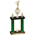 Double Green Glacier Third Place Tennis Trophy