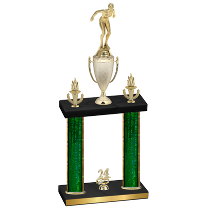 Double Green Glacier Year Tennis Trophy