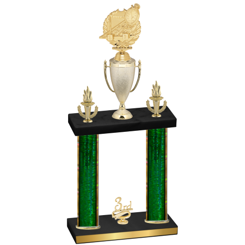 Double Green Glacier Third Place Swimming Trophy
