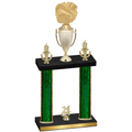 Double Green Glacier Year Cheerleading Trophy