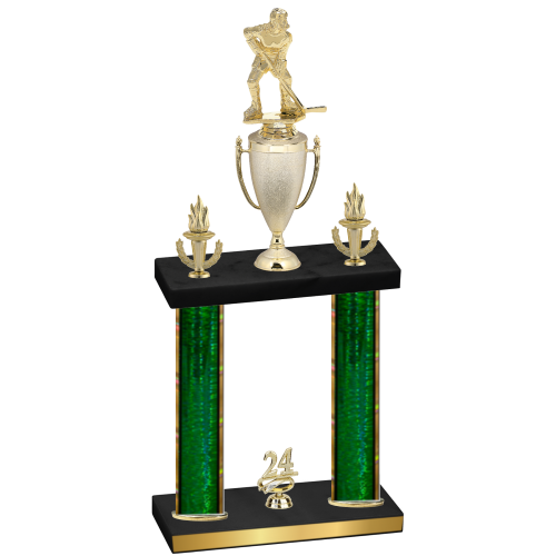 Double Green Glacier Year Hockey Trophy
