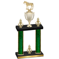 Double Green Glacier Victory Horses Trophy