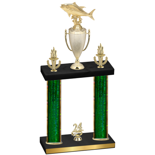 Double Green Glacier Year Fishing Trophy