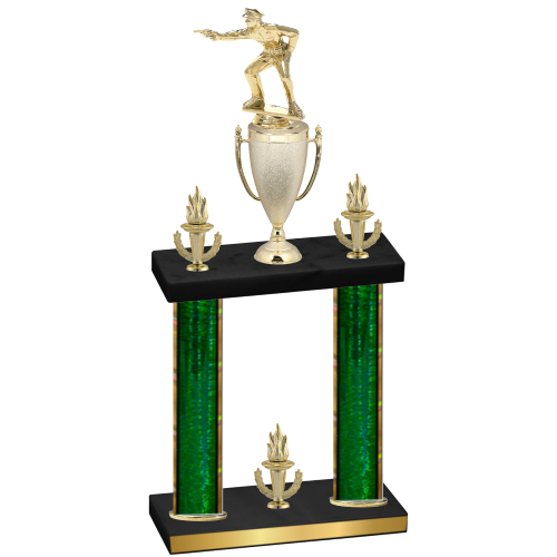 Double Green Glacier Victory Shooter Trophy