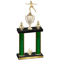 Double Green Glacier Fourth Place Skater Trophy
