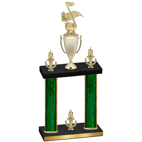 Double Green Glacier Victory Music Trophy