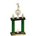 Double Green Glacier Second Place Golf Trophy