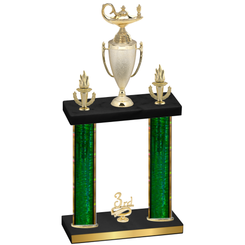 Double Green Glacier Third Place Academics Trophy