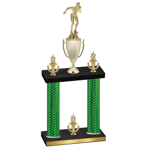 Double Green Carbon Fiber Victory Swimming Trophy