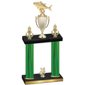 Double Green Carbon Fiber Year Fishing Trophy