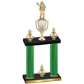 Double Green Carbon Fiber Victory Holiday Trophy
