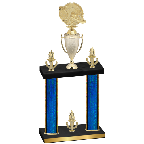 Double Blue Glacier Victory Running Trophy