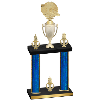 Double Blue Glacier Victory Running Trophy