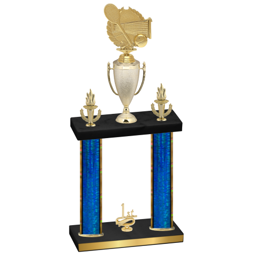 Double Blue Glacier First Place Tennis Trophy