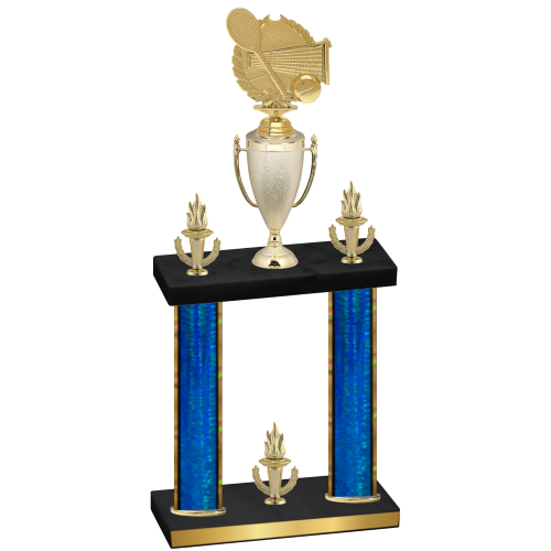 Double Blue Glacier Victory Tennis Trophy