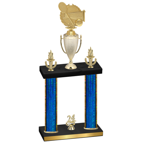 Double Blue Glacier Year Tennis Trophy