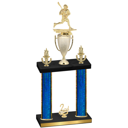 Double Blue Glacier Second Place Lacrosse Trophy