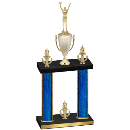 Double Blue Glacier Victory Victory Trophy