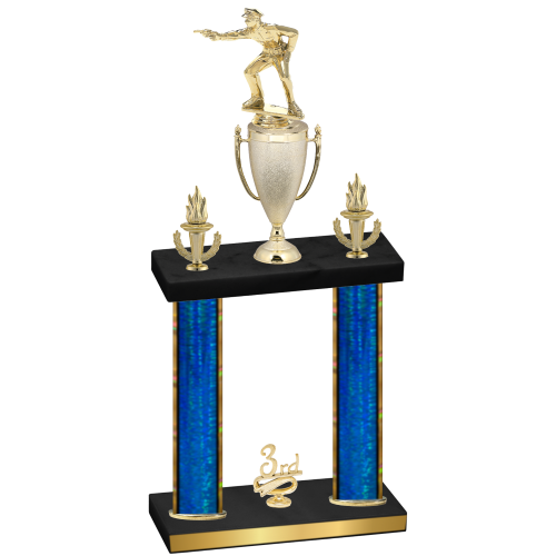 Double Blue Glacier Third Place Shooter Trophy