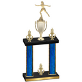 Double Blue Glacier Victory Skater Trophy