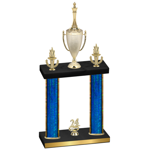 Double Blue Glacier Year Chess Trophy