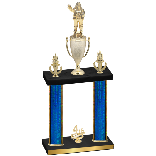Double Blue Glacier Fourth Place Holiday Trophy