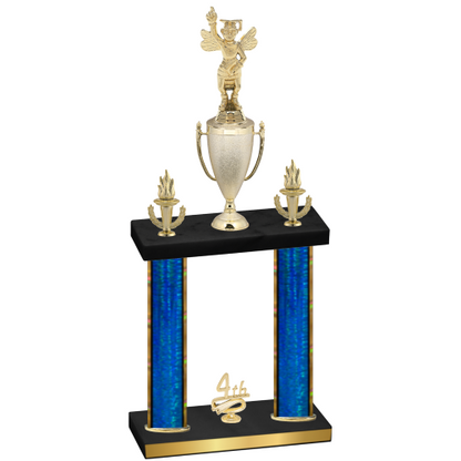 Double Blue Glacier Fourth Place Academics Trophy