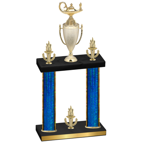 Double Blue Glacier Victory Academics Trophy