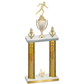 Double Gold Glacier Third Place Running Trophy