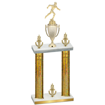Double Gold Glacier Victory Running Trophy