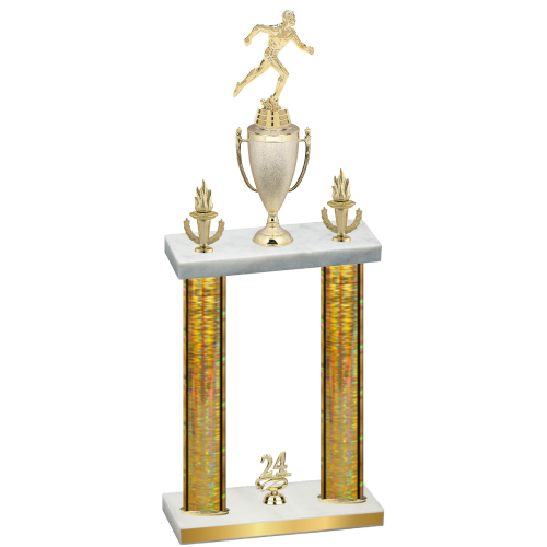 Double Gold Glacier Year Running Trophy