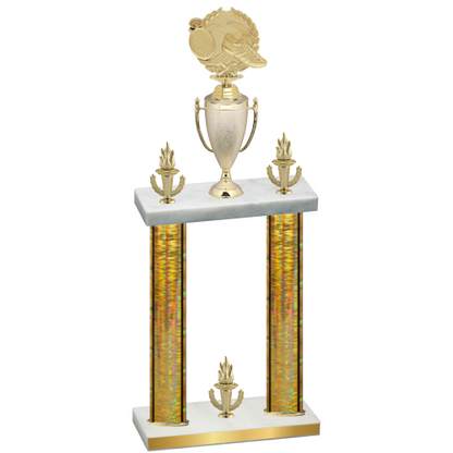 Double Gold Glacier Victory Running Trophy