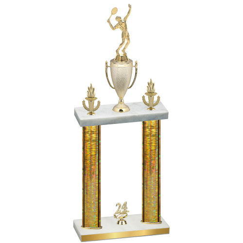Double Gold Glacier Year Tennis Trophy