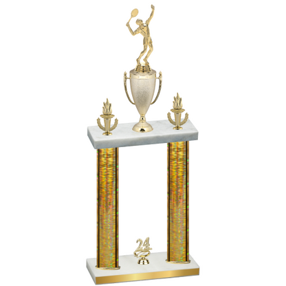 Double Gold Glacier Year Tennis Trophy