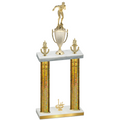 Double Gold Glacier First Place Swimming Trophy