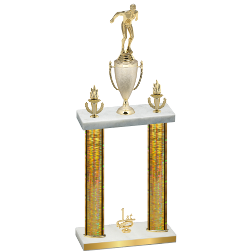 Double Gold Glacier First Place Swimming Trophy