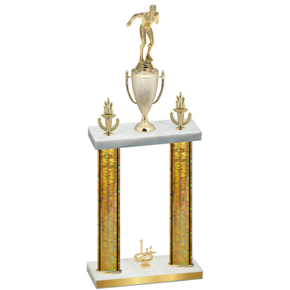 Double Gold Glacier First Place Swimming Trophy