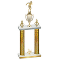 Double Gold Glacier Third Place Swimming Trophy