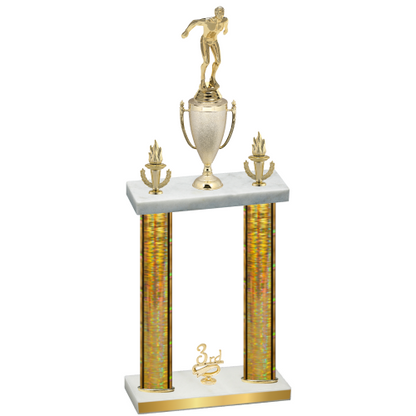 Double Gold Glacier Third Place Swimming Trophy