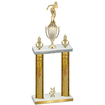 Double Gold Glacier Year Tennis Trophy