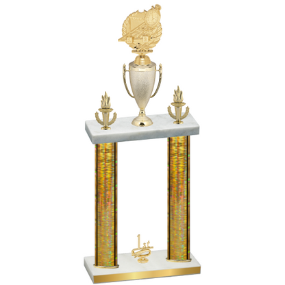 Double Gold Glacier First Place Swimming Trophy