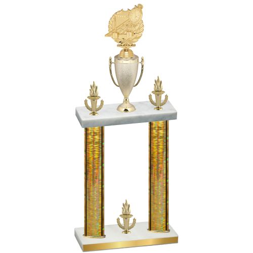 Double Gold Glacier Victory Swimming Trophy