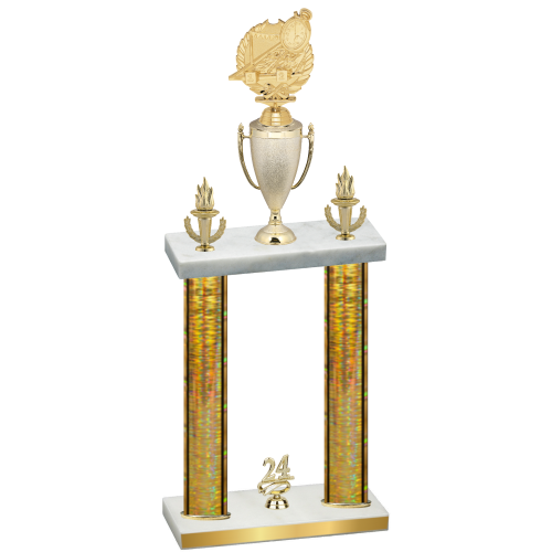 Double Gold Glacier Year Swimming Trophy