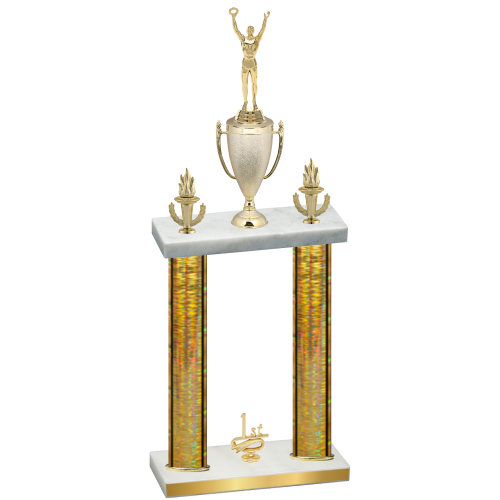 Double Gold Glacier First Place Victory Trophy