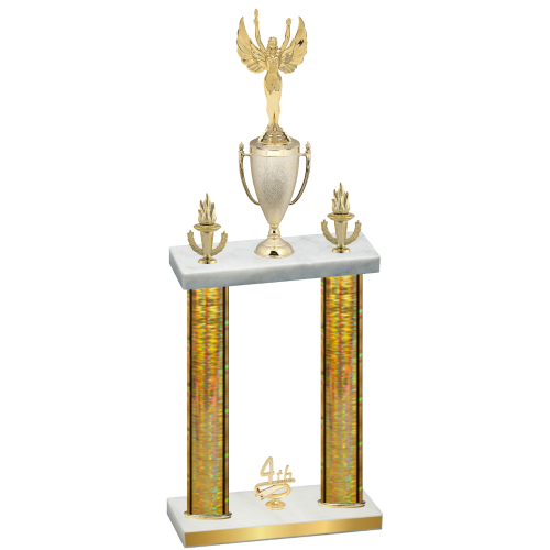 Double Gold Glacier Fourth Place Victory Trophy
