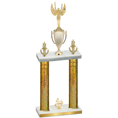 Double Gold Glacier Fourth Place Victory Trophy