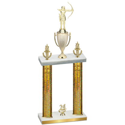 Double Gold Glacier Year Archery Trophy