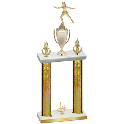 Double Gold Glacier First Place Skater Trophy